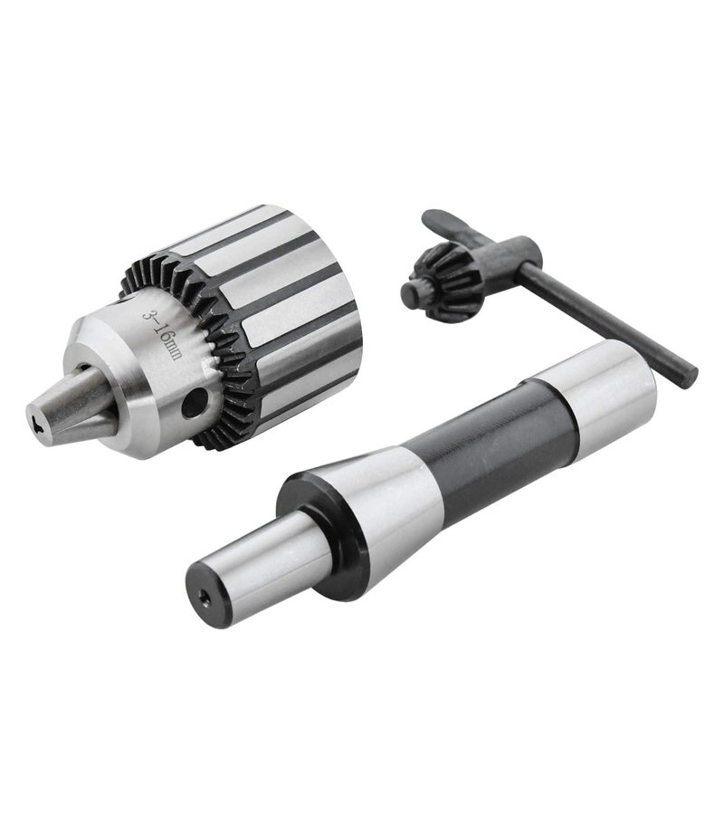 Earl Diamond Super Heavy Duty Drill Chuck 5/8" Capacity with R8 Shank Precision Integrated & Chuck Jaw Tightening Key (R8-B18) - Image 2